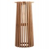 ΒΑΣΗ BAR STAND ΣΤΡΟΓΓΥΛΗ FRANTZ HM9857.11 MINDI ΞΥΛΟ ΣΕ ΦΥΣΙΚΟ Φ40x90Υεκ.