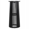 ΒΑΣΗ BAR STAND ΣΤΡΟΓΓΥΛΗ FRANTZ HM9857.12 MINDI ΞΥΛΟ ΣΕ ΜΑΥΡΟ Φ40x90Υεκ.