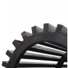 ΒΑΣΗ BAR STAND ΣΤΡΟΓΓΥΛΗ FRANTZ HM9857.12 MINDI ΞΥΛΟ ΣΕ ΜΑΥΡΟ Φ40x90Υεκ.