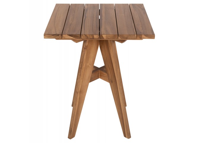 ΤΡΑΠΕΖΙ ΤΕΤΡΑΓΩΝΟ LEO HM9860.11 ΜΑΣΙΦ ΞΥΛΟ ΤΕΑΚ 60x60x75Υεκ.