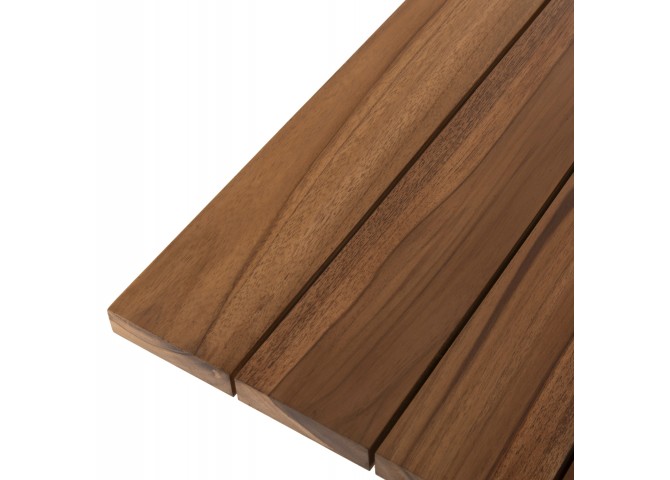 ΤΡΑΠΕΖΙ ΤΕΤΡΑΓΩΝΟ LEO HM9860.11 ΜΑΣΙΦ ΞΥΛΟ ΤΕΑΚ 60x60x75Υεκ.
