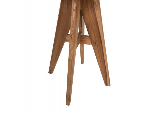 ΤΡΑΠΕΖΙ ΤΕΤΡΑΓΩΝΟ LEO HM9860.11 ΜΑΣΙΦ ΞΥΛΟ ΤΕΑΚ 60x60x75Υεκ.
