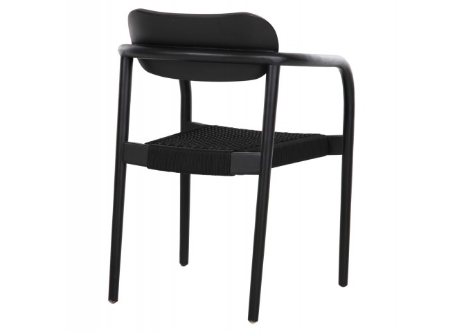 ΠΟΛΥΘΡΟΝΑ OSLO HM9636.12 ΞΥΛΟ TEAK ΜΑΥΡΟ & ΜΑΥΡΟ ΣΧΟΙΝΙ 55x54x80Yεκ.