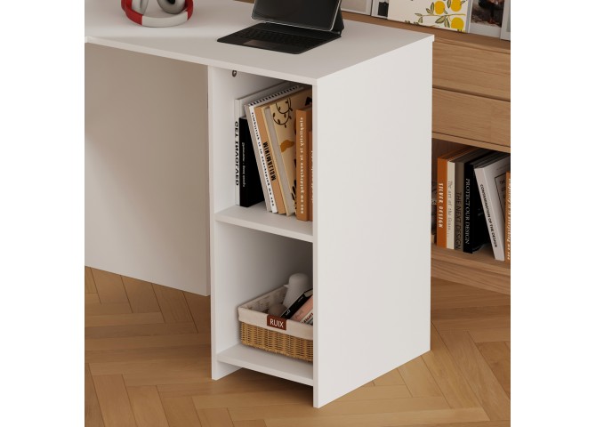 ΓΩΝΙΑΚΟ ΓΡΑΦΕΙΟ SHIG HM2135.03 MDF ΣΕ ΛΕΥΚΟ 140x120x75Υεκ