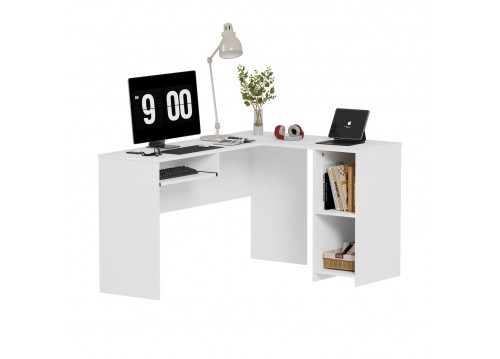 ΓΩΝΙΑΚΟ ΓΡΑΦΕΙΟ SHIG HM2135.03 MDF ΣΕ ΛΕΥΚΟ 140x120x75Υεκ