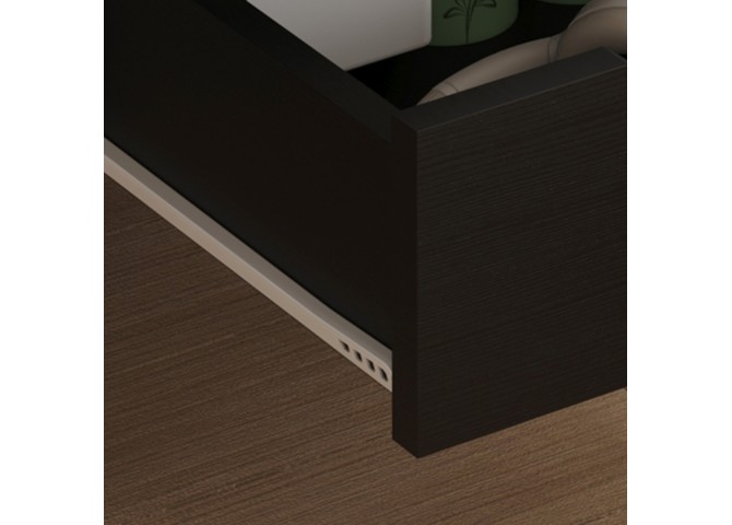 ΚΟΜΟΔΙΝΟ DINKL HM2472.02 ΜΕΛΑΜΙΝΗ-2 ΣΥΡΤΑΡΙΑ-WENGE 29,7x29,7x45Υεκ