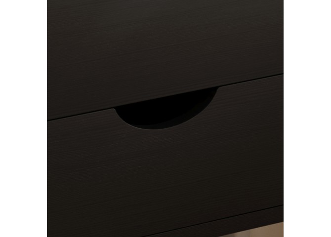 ΚΟΜΟΔΙΝΟ DINKL HM2472.02 ΜΕΛΑΜΙΝΗ-2 ΣΥΡΤΑΡΙΑ-WENGE 29,7x29,7x45Υεκ