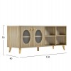 ΕΠΙΠΛΟ ΤΗΛΕΟΡΑΣΗΣ RILLION HM9879 ΜΕΛΑΜΙΝΗ ΣΕ SONAMA 120x40x50Yεκ