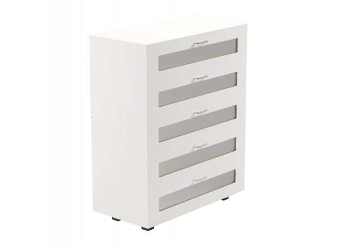 ΣΥΡΤΑΡΙΕΡΑ ΜΕΛΑΜΙΝΗΣ THORGAN HM9881.03 5 ΣΥΡΤΑΡΙΑ-ΛΕΥΚΟ ΧΡΩΜΑ 80Χ40Χ100Υεκ