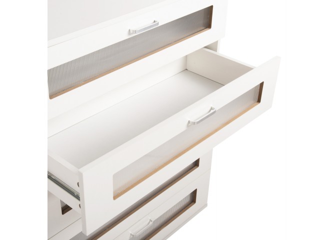 ΣΥΡΤΑΡΙΕΡΑ ΜΕΛΑΜΙΝΗΣ THORGAN HM9881.03 5 ΣΥΡΤΑΡΙΑ-ΛΕΥΚΟ ΧΡΩΜΑ 80Χ40Χ100Υεκ