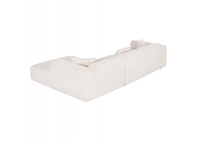 ΚΑΝΑΠΕΣ ΓΩΝΙΑ BRICKEN HM3275.02R ΕΚΡΟΥ ΥΦΑΣΜΑ 110-282x98-160x72Υεκ.