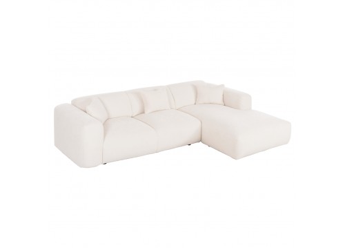 ΚΑΝΑΠΕΣ ΓΩΝΙΑ BRICKEN HM3275.02R ΕΚΡΟΥ ΥΦΑΣΜΑ 110-282x98-160x72Υεκ.