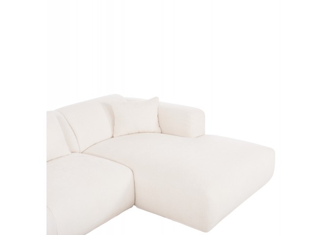 ΚΑΝΑΠΕΣ ΓΩΝΙΑ BRICKEN HM3275.02R ΕΚΡΟΥ ΥΦΑΣΜΑ 110-282x98-160x72Υεκ.