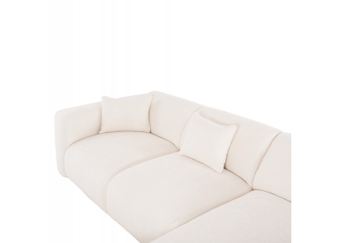 ΚΑΝΑΠΕΣ ΓΩΝΙΑ BRICKEN HM3275.02R ΕΚΡΟΥ ΥΦΑΣΜΑ 110-282x98-160x72Υεκ.