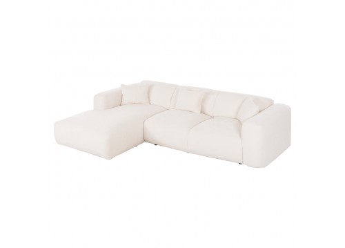 ΚΑΝΑΠΕΣ ΓΩΝΙΑ (ΑΡΙΣΤΕΡΗ) BRICKEN HM3275.02L ΕΚΡΟΥ ΥΦΑΣΜΑ 110-282x98-160x72Υεκ.