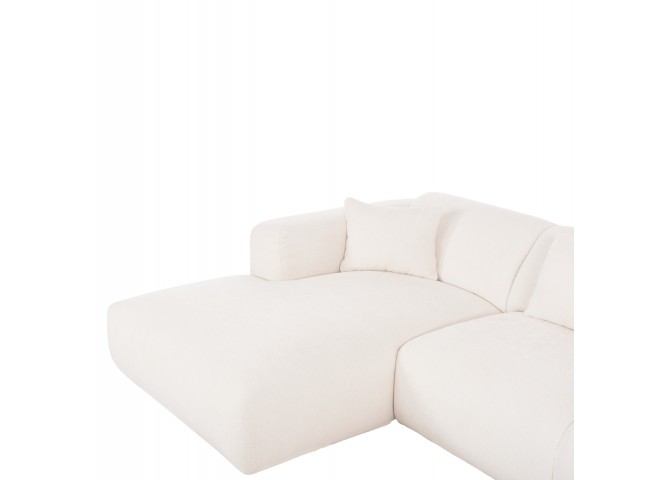 ΚΑΝΑΠΕΣ ΓΩΝΙΑ (ΑΡΙΣΤΕΡΗ) BRICKEN HM3275.02L ΕΚΡΟΥ ΥΦΑΣΜΑ 110-282x98-160x72Υεκ.