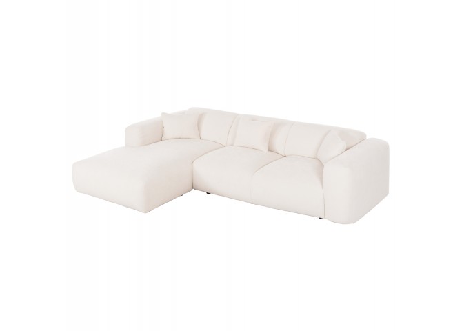 ΚΑΝΑΠΕΣ ΓΩΝΙΑ (ΑΡΙΣΤΕΡΗ) BRICKEN HM3275.02L ΕΚΡΟΥ ΥΦΑΣΜΑ 110-282x98-160x72Υεκ.