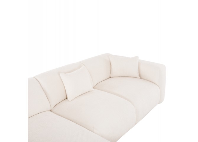 ΚΑΝΑΠΕΣ ΓΩΝΙΑ (ΑΡΙΣΤΕΡΗ) BRICKEN HM3275.02L ΕΚΡΟΥ ΥΦΑΣΜΑ 110-282x98-160x72Υεκ.