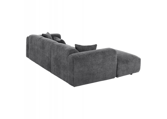 ΚΑΝΑΠΕΣ ΓΩΝΙΑ (ΑΡΙΣΤΕΡΗ) BRICKEN HM3275.04L ΑΝΘΡΑΚΙ ΥΦΑΣΜΑ 110-282x98-160x72Υεκ.