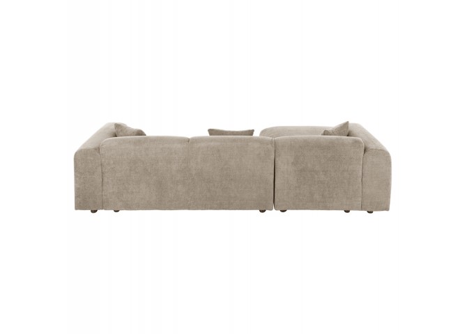 ΚΑΝΑΠΕΣ ΓΩΝΙΑ (ΑΡΙΣΤΕΡΗ) BRICKEN HM3275.01L ΜΠΕΖ ΥΦΑΣΜΑ 110-282x98-160x72Υεκ.