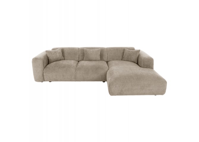 ΚΑΝΑΠΕΣ ΓΩΝΙΑ BRICKEN HM3275.01R ΜΠΕΖ ΥΦΑΣΜΑ 110-282x98-160x72Υεκ.