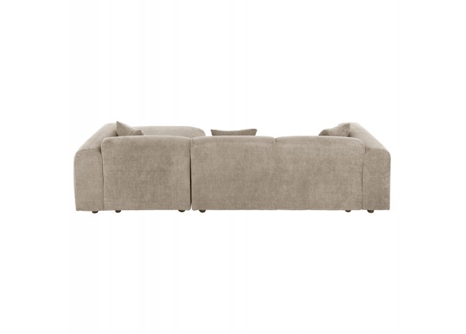 ΚΑΝΑΠΕΣ ΓΩΝΙΑ BRICKEN HM3275.01R ΜΠΕΖ ΥΦΑΣΜΑ 110-282x98-160x72Υεκ.