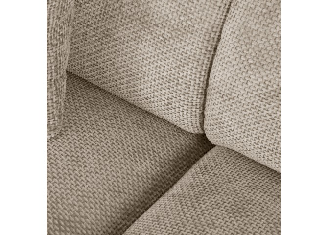 ΚΑΝΑΠΕΣ ΓΩΝΙΑ BRICKEN HM3275.01R ΜΠΕΖ ΥΦΑΣΜΑ 110-282x98-160x72Υεκ.