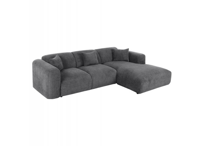 ΚΑΝΑΠΕΣ ΓΩΝΙΑ BRICKEN HM3275.04R ΑΝΘΡΑΚΙ ΥΦΑΣΜΑ 110-282x98-160x72Υεκ.