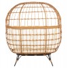 ΠΟΛΥΘΡΟΝΑ ΦΩΛΙΑ MIAMI 2 ΑΤΟΜΩΝ ΤΥΠΟΥ RATTAN HM5870.11 132.5x90x154Υεκ