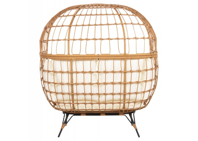 ΠΟΛΥΘΡΟΝΑ ΦΩΛΙΑ MIAMI 2 ΑΤΟΜΩΝ ΤΥΠΟΥ RATTAN HM5870.11 132.5x90x154Υεκ