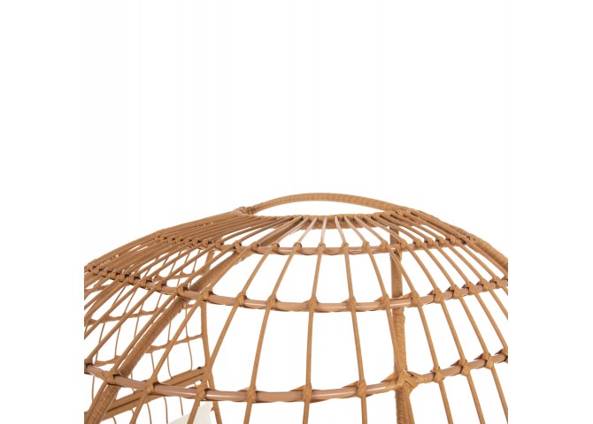 ΠΟΛΥΘΡΟΝΑ ΦΩΛΙΑ MIAMI 2 ΑΤΟΜΩΝ ΤΥΠΟΥ RATTAN HM5870.11 132.5x90x154Υεκ