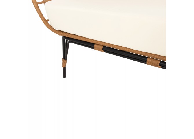 ΠΟΛΥΘΡΟΝΑ ΦΩΛΙΑ MIAMI 2 ΑΤΟΜΩΝ ΤΥΠΟΥ RATTAN HM5870.11 132.5x90x154Υεκ