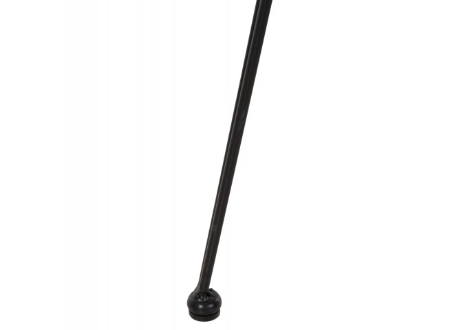 ΤΡΑΠΕΖΙ ΟΒΑΛ ΧΑΜΗΛΟ ALLEGRA HM5695.11 ΜΠΕΖ WICKER-ΜΑΥΡΟ ΜΕΤΑΛΛΟ 100x45x51,5Υεκ.