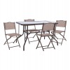 ΣΕΤ ΕΞ.ΧΩΡΟΥ 5ΤΜΧ MAG HM21033.02 ΤΡΑΠΕΖΙ ADAM & 4 ΠΤΥΣΣΟΜΕΝΕΣ ΚΑΡΕΚΛΕΣ-ΚΑΦΕ