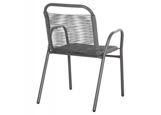 ΠΟΛΥΘΡΟΝΑ ΕΞ.ΧΩΡΟΥ AVRIL HM5968.01 ΜΕΤΑΛΛΟ ΚΑΙ ΣΥΝΘ.RATTAN ΣΕ ΓΚΡΙ 54,5x56x78Υεκ.