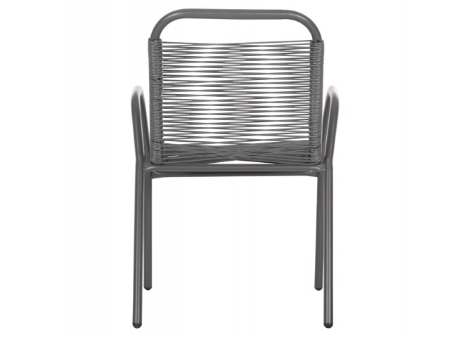 ΠΟΛΥΘΡΟΝΑ ΕΞ.ΧΩΡΟΥ AVRIL HM5968.01 ΜΕΤΑΛΛΟ ΚΑΙ ΣΥΝΘ.RATTAN ΣΕ ΓΚΡΙ 54,5x56x78Υεκ.