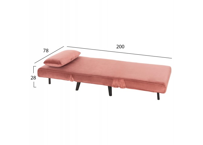 ΠΟΛΥΘΡΟΝΑ ΚΡΕΒΑΤΙ BRAXTON HM8425.22 ΒΕΛΟΥΔΟ ΣΑΠΙΟ ΜΗΛΟ 78x88x78Υεκ.