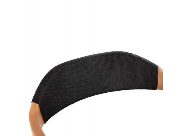 ΠΟΛΥΘΡΟΝΑ RIMINI HM9867.02 ΞΥΛΟ TEAK ΦΥΣΙΚΟ-ΜΑΥΡΟ ΣΧΟΙΝΙ & PU ΚΑΘΙΣΜΑ 60x61x76Υεκ.