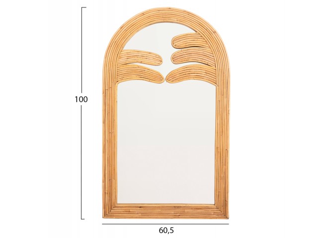ΚΑΘΡΕΠΤΗΣ ΤΟΙΧΟΥ REFLECT HM4367 ΦΥΣΙΚΟ RATTAN 60x4,5x100Υεκ.