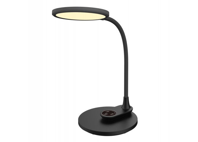 ΦΩΤΙΣΤΙΚΟ ΓΡΑΦΕΙΟΥ LED BLAIN HM4459.02 ΜΑΥΡΟ ABS & ΣΙΛΙΚΟΝΗ
