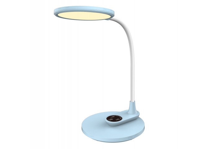 ΦΩΤΙΣΤΙΚΟ ΓΡΑΦΕΙΟΥ LED BLAIN HM4459.03 ΓΑΛΑΖΙΟ ABS-ΛΕΥΚΗ ΣΙΛΙΚΟΝΗ