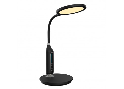ΦΩΤΙΣΤΙΚΟ ΓΡΑΦΕΙΟΥ LED BLAIN HM4460.02 ΜΑΥΡΟ ABS & ΣΙΛΙΚΟΝΗ