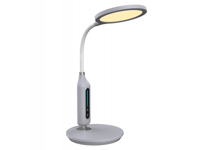 ΦΩΤΙΣΤΙΚΟ ΓΡΑΦΕΙΟΥ LED BLAIN HM4460.07 ΓΚΡΙ ABS-ΛΕΥΚΗ ΣΙΛΙΚΟΝΗ