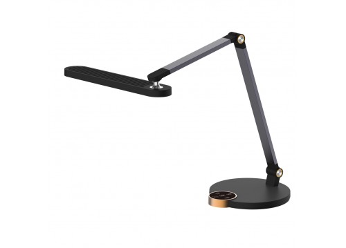 ΦΩΤΙΣΤΙΚΟ ΓΡΑΦΕΙΟΥ LED BLAIN PRO HM4454.02 ΜΑΥΡΗ ΒΑΣΗ ABS-ΓΚΡΙ ΑΛΟΥΜΙΝΙΟ 51,8x40Υεκ.