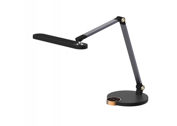 ΦΩΤΙΣΤΙΚΟ ΓΡΑΦΕΙΟΥ LED BLAIN PRO HM4454.02 ΜΑΥΡΗ ΒΑΣΗ ABS-ΓΚΡΙ ΑΛΟΥΜΙΝΙΟ 51,8x40Υεκ.