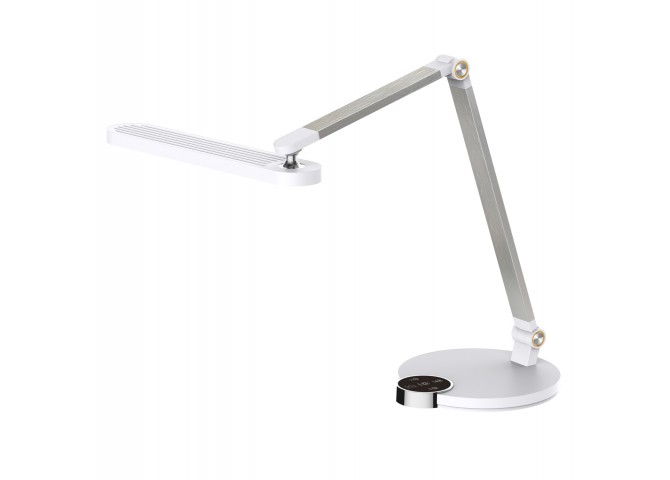 ΦΩΤΙΣΤΙΚΟ ΓΡΑΦΕΙΟΥ LED BLAIN PRO HM4454.01 ΛΕΥΚΗ ΒΑΣΗ ABS-ΓΚΡΙ ΑΛΟΥΜΙΝΙΟ 51,8x40Υεκ.