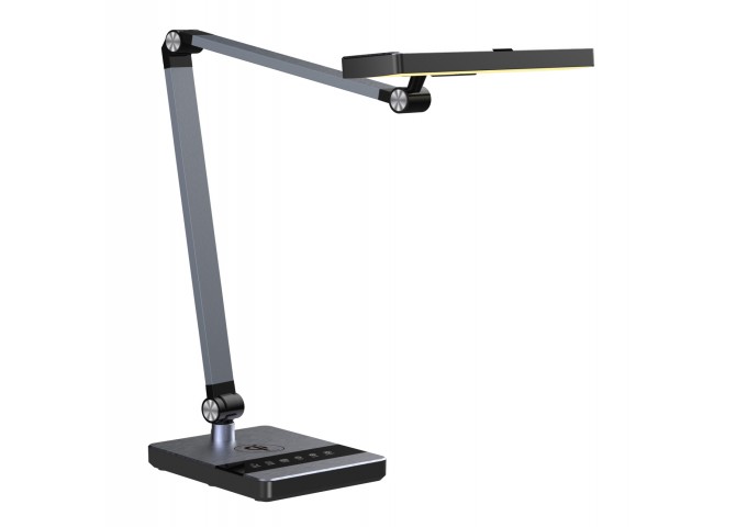 ΦΩΤΙΣΤΙΚΟ ΓΡΑΦΕΙΟΥ LED BLAIN PRO HM4461.02 ΜΑΥΡΟ ΜΑΤ ABS 35x43,9Υεκ.
