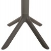 ΤΡΑΠΕΖΙ ΠΟΛΥΠΡΟΠΥΛΕΝΙΟΥ ΣΤΡΟΓΓΥΛΟ TERRIN HM6124.15 OLIVE GREEN Φ60x75Υεκ.