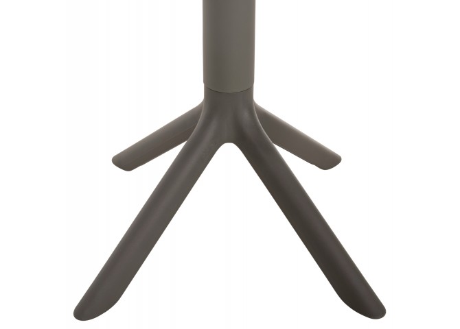 ΤΡΑΠΕΖΙ ΠΟΛΥΠΡΟΠΥΛΕΝΙΟΥ ΣΤΡΟΓΓΥΛΟ TERRIN HM6124.15 OLIVE GREEN Φ60x75Υεκ.