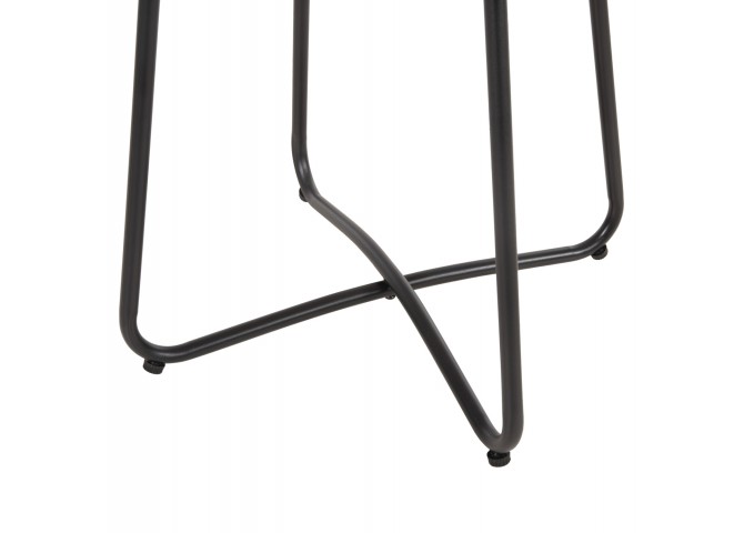 ΤΡΑΠΕΖΑΚΙ GERRY HM5717.11 ΜΕ WICKER ΜΠΕΖ-ΜΑΥΡΟ ΜΕΤΑΛ.ΣΚΕΛΕΤΟ 50x50x47,5Υεκ.
